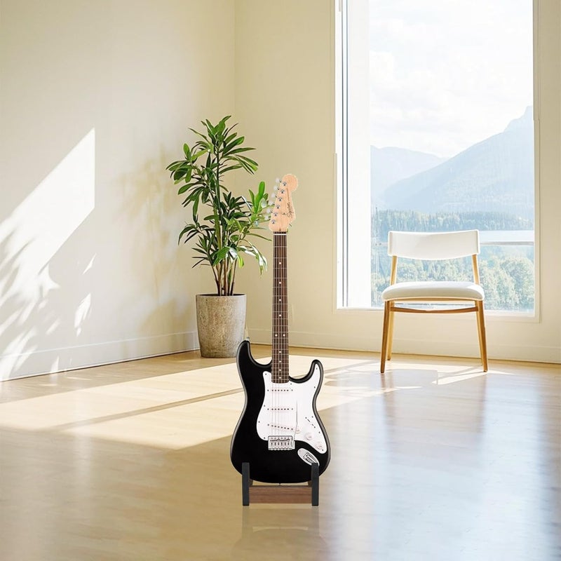CHONIC Guitar Stand, Wooden Guitar Rack for Multiple Guitars, Electric Guitar Holder, Multi Guitar Stands Floor, 3 Guitar Display Rack (For 3 Acoustic/Electric/Bass) - Image 3